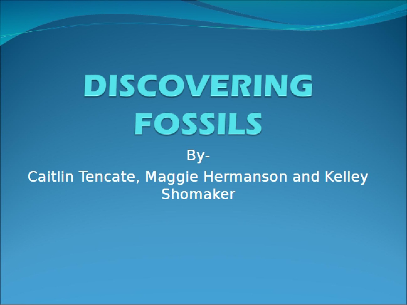 Discovering Fossil Evidence