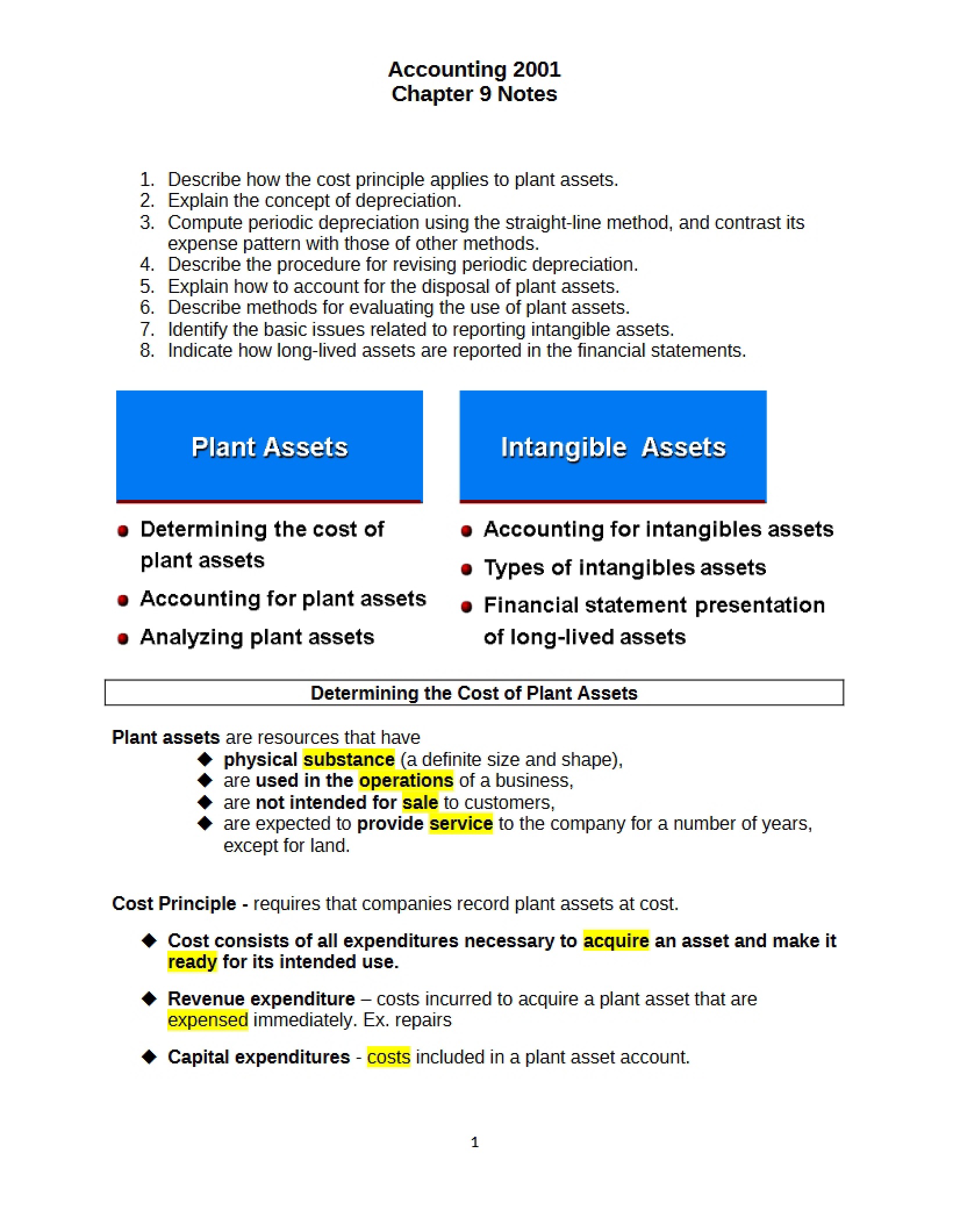 Financial Accounting Chapter 9