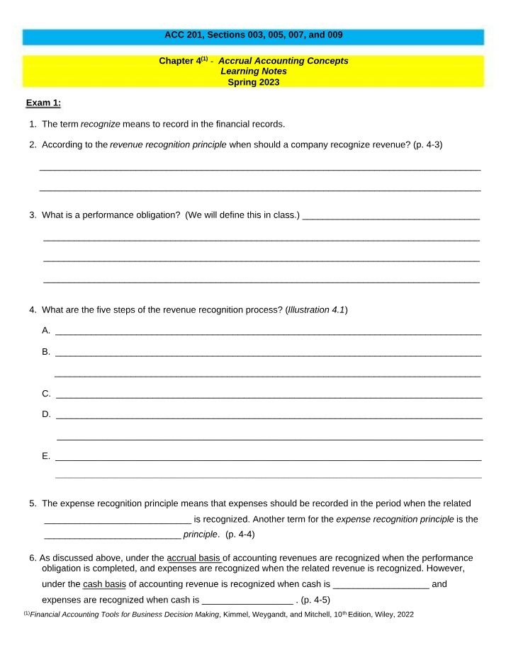 Learning Notes - Chapter 4