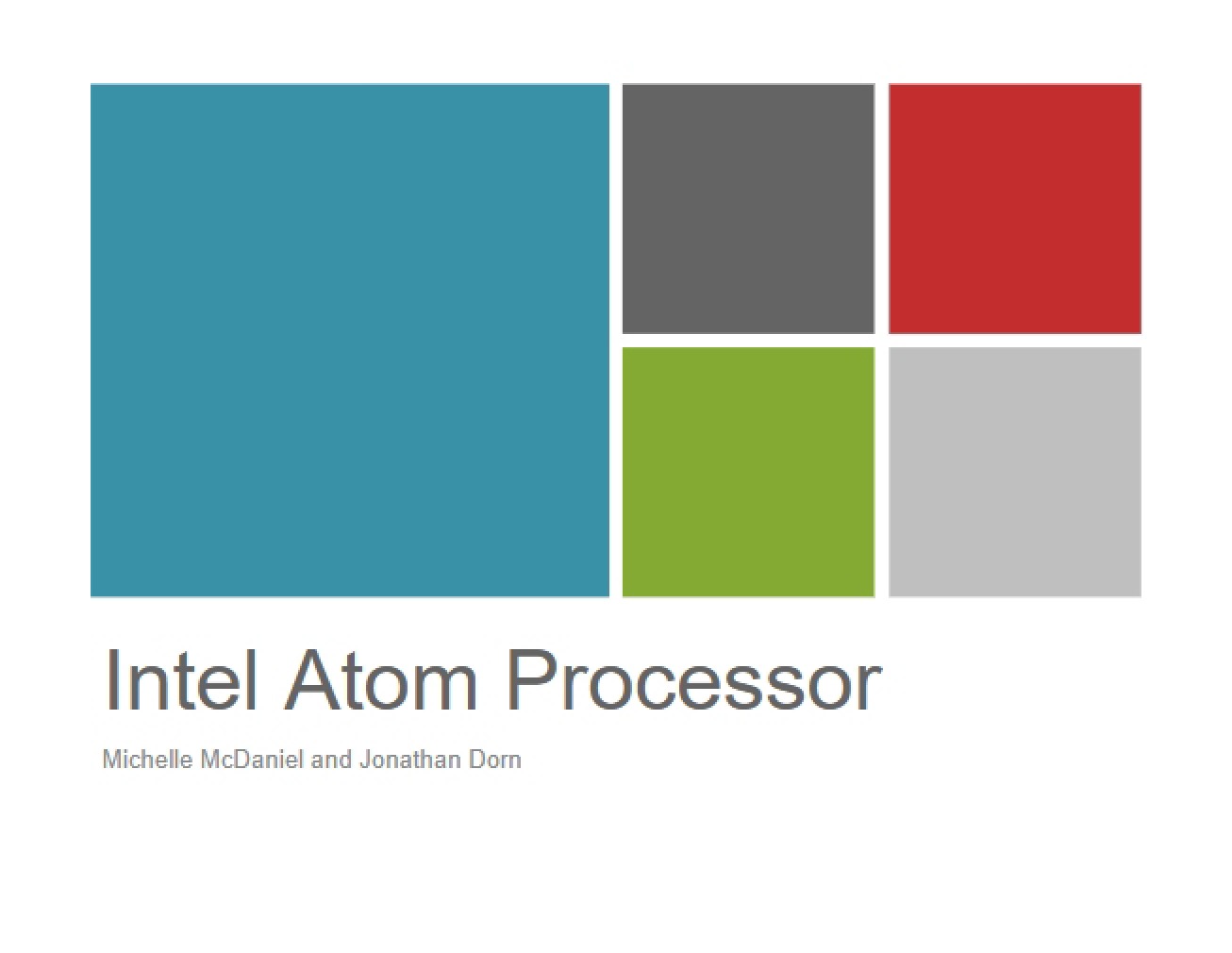 Atom Processor (Intel)