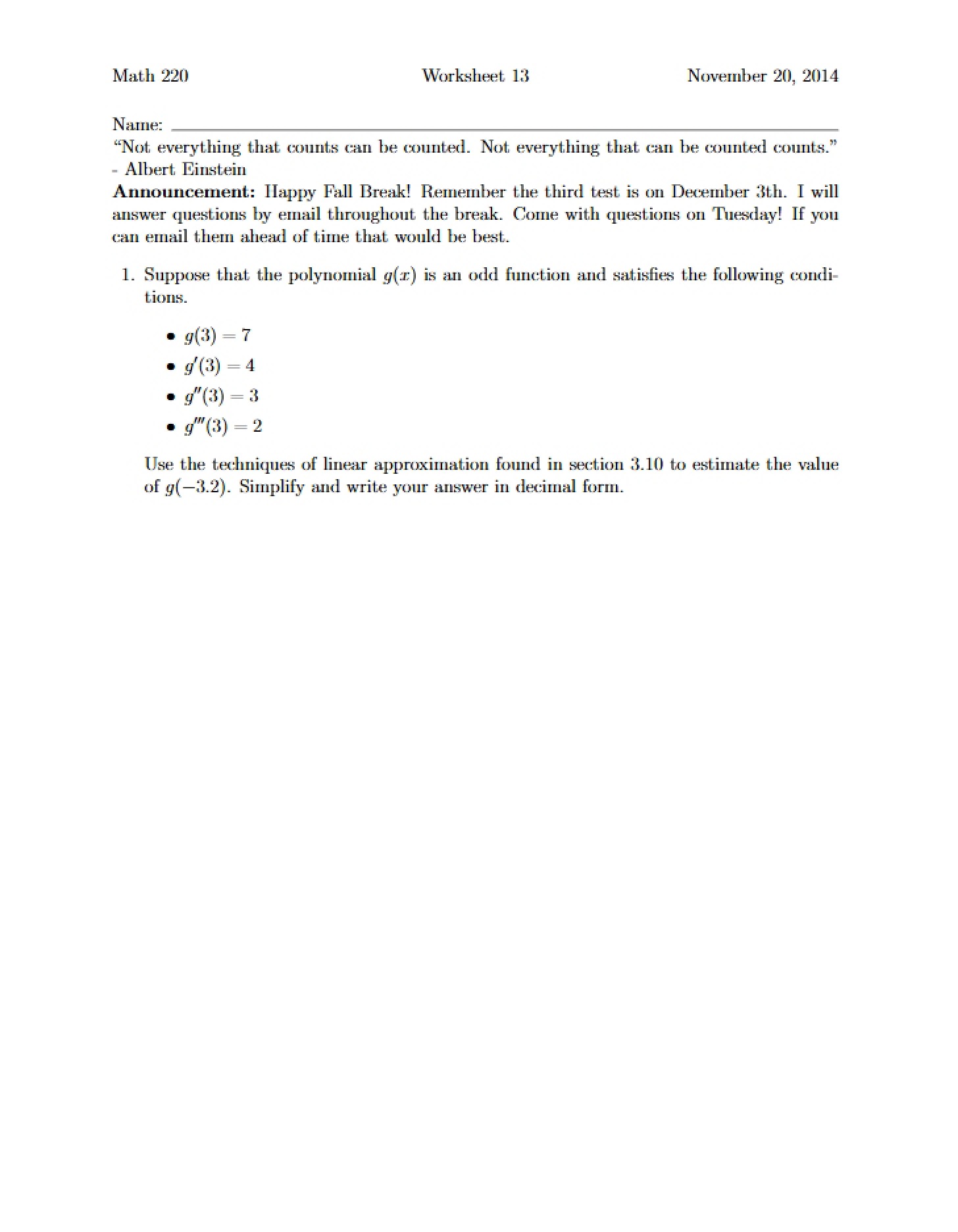 Activity Sheet 13