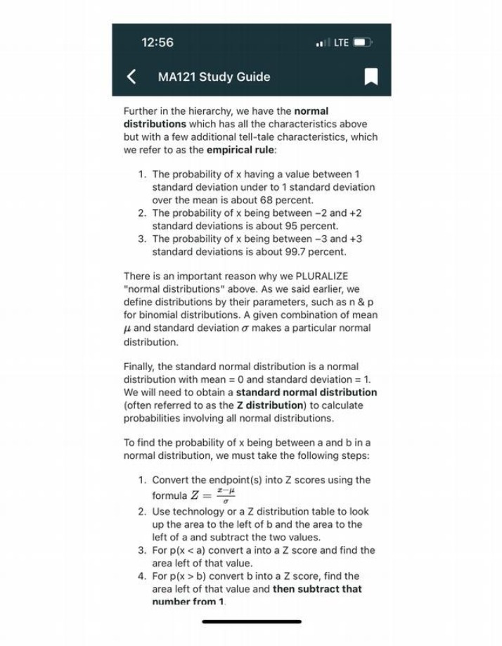 MA121 Study Guide Volume 5