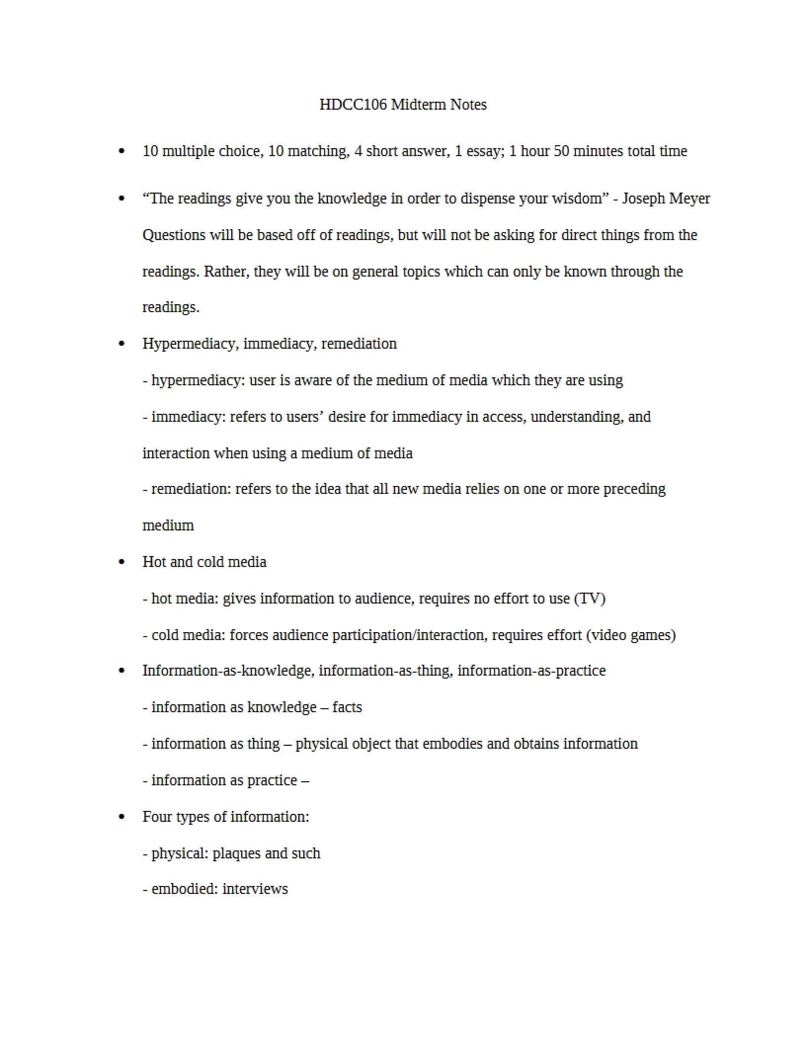 Midterm Notes for Digital Creativity