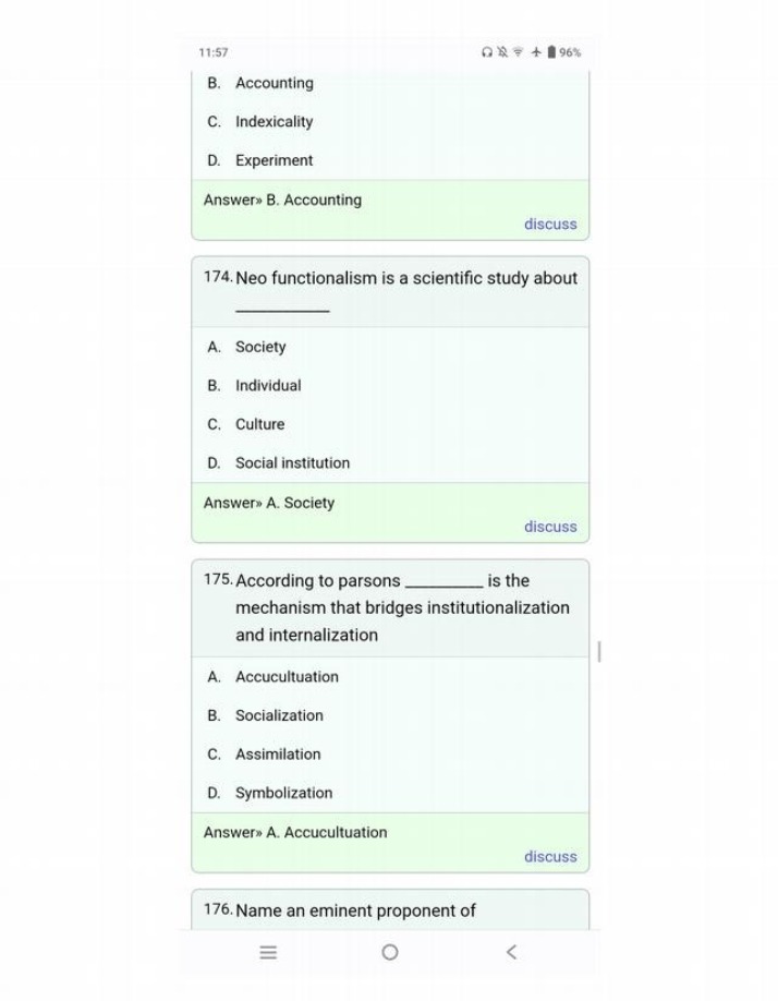 Neo-Functionalism in Society - An Accounting Study