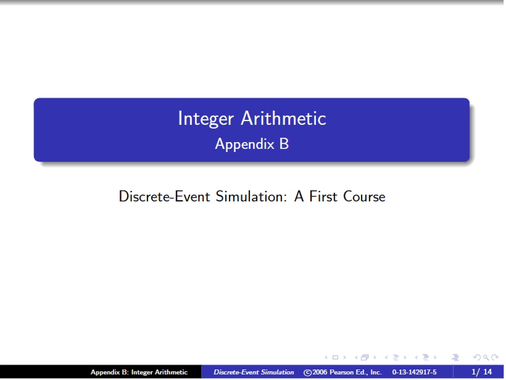 Arithmetic with Integers
