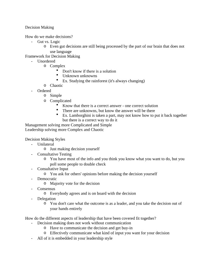 Gut vs Logic in Decision Making