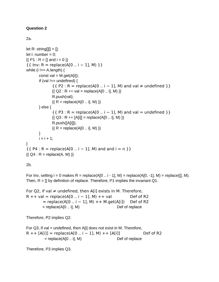 Written Solutions for Homework 6