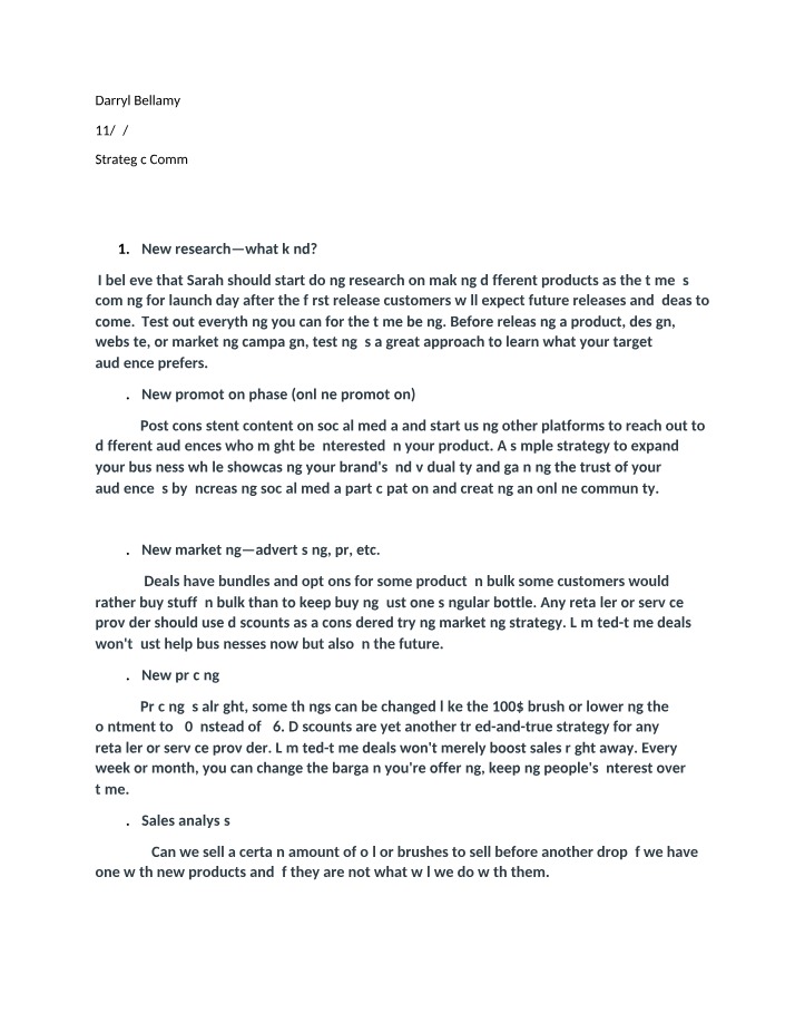 COMMUNICATMISC Evaluation