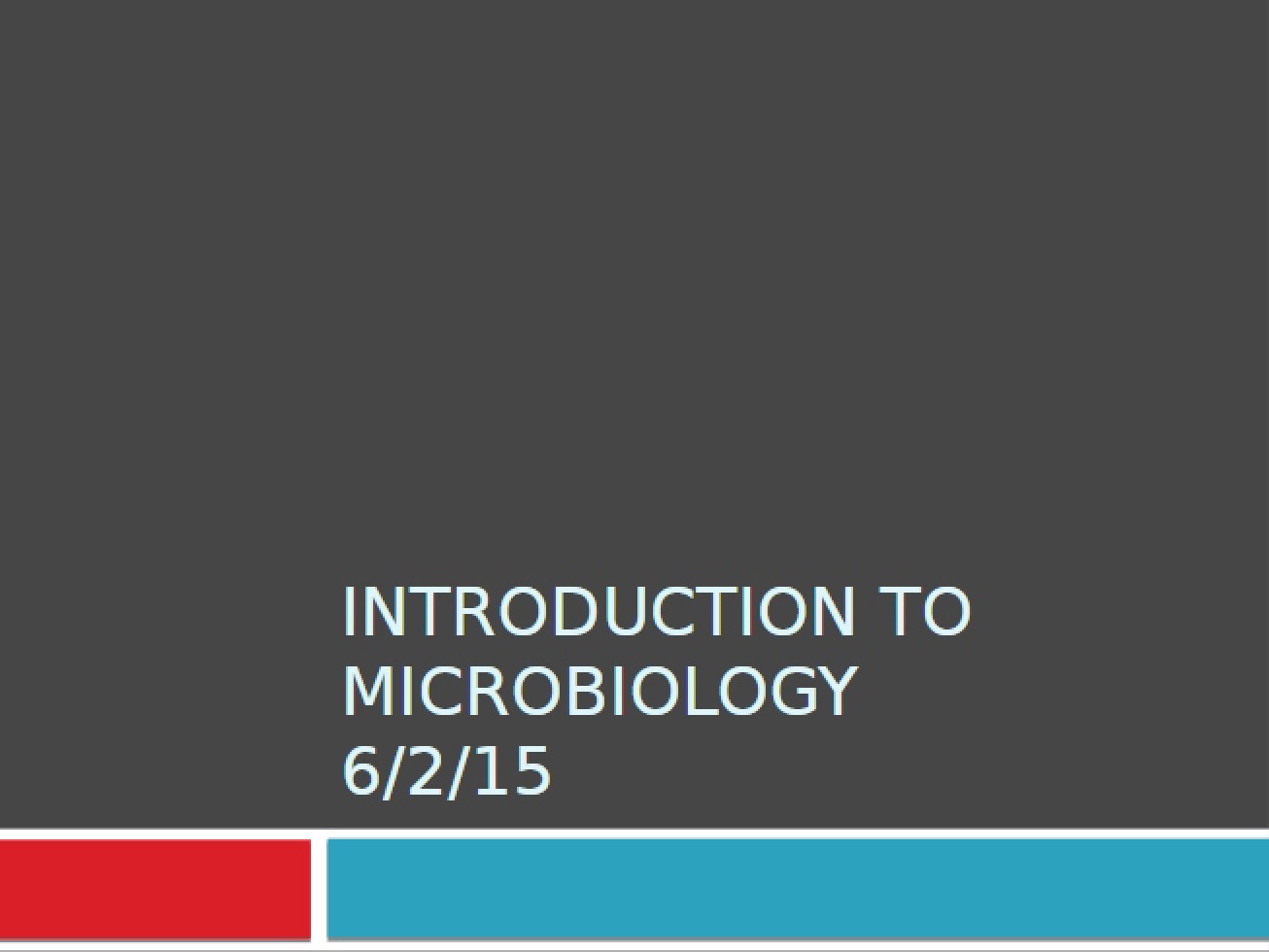 Microbiology Principles