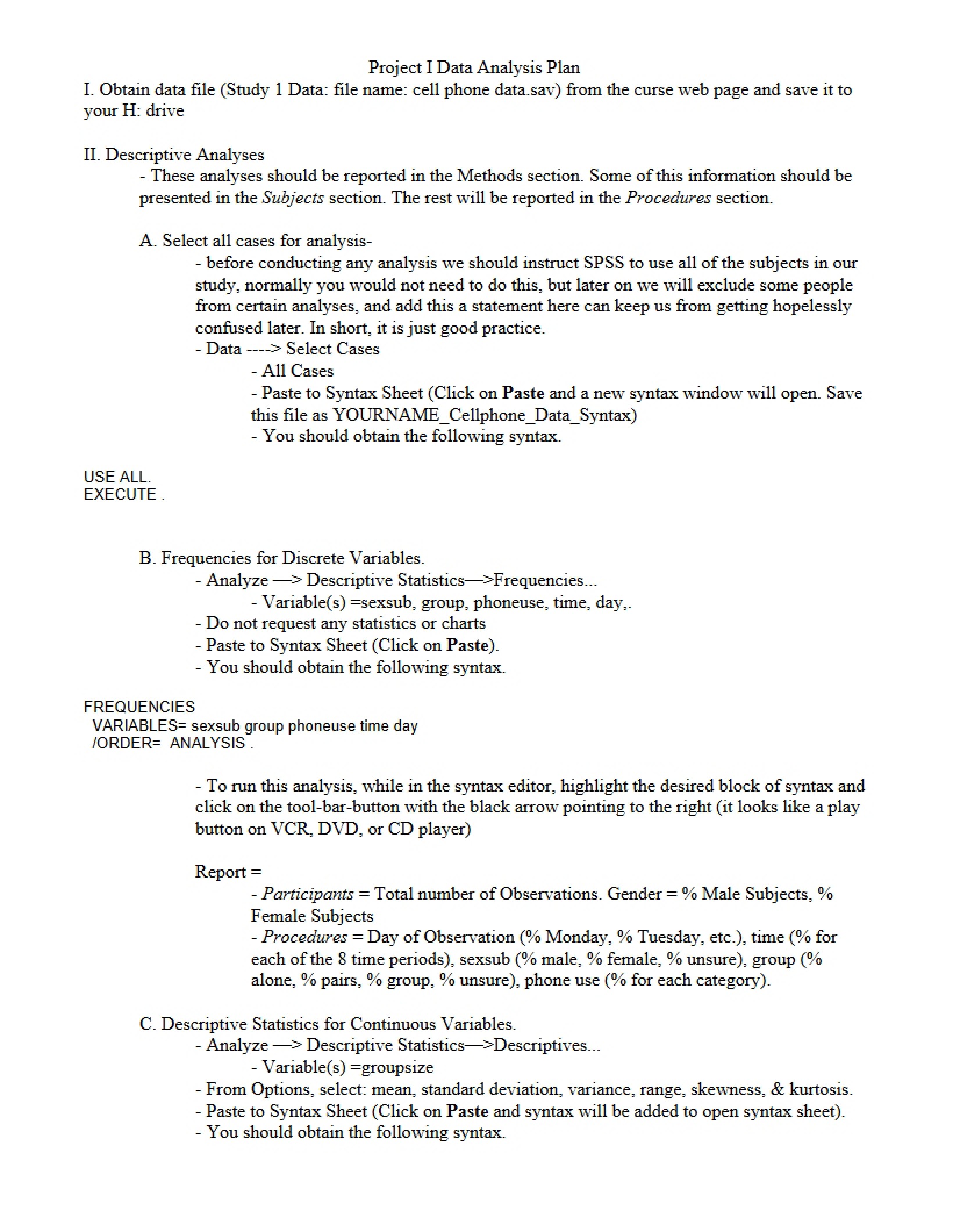 Course Study Guide