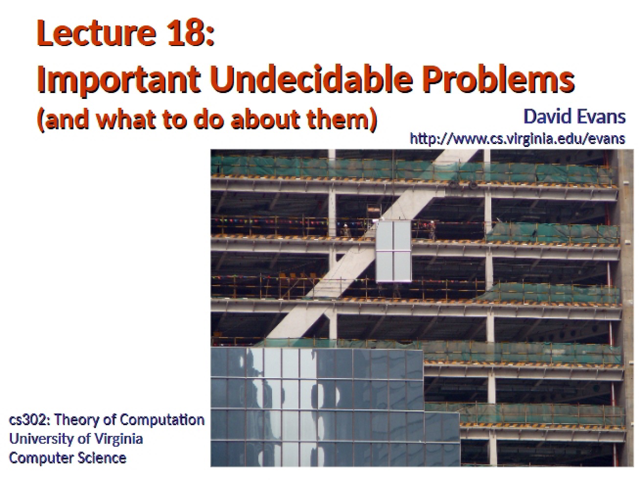 Undecidable Problems of Significance