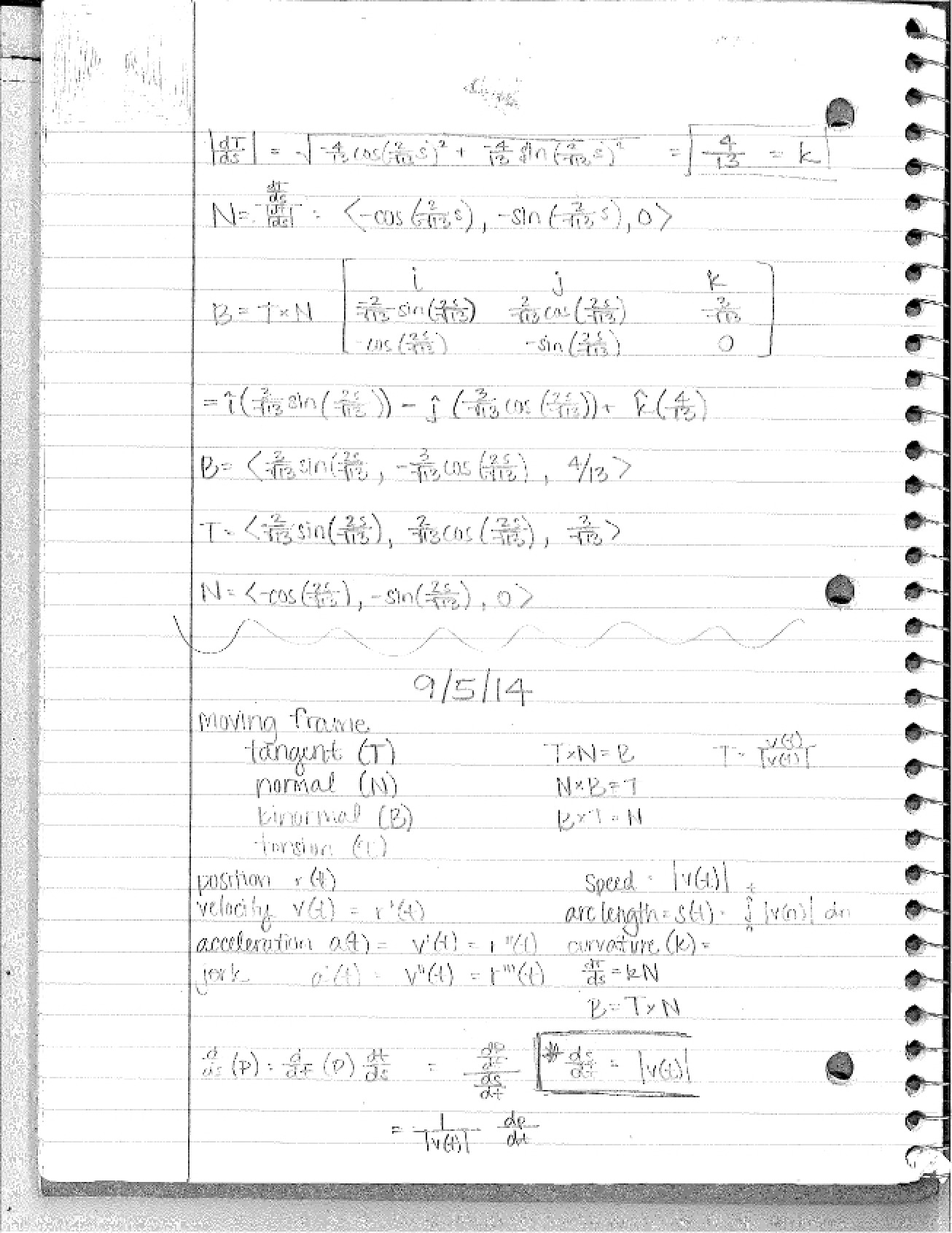 Multivariable Calculus Lecture Notes (Set 7)
