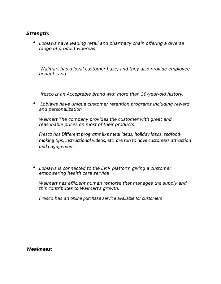 SWOT Analysis Overview