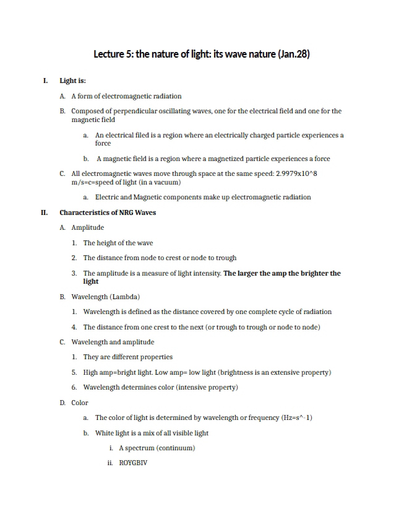 Jan 28 Lecture 6