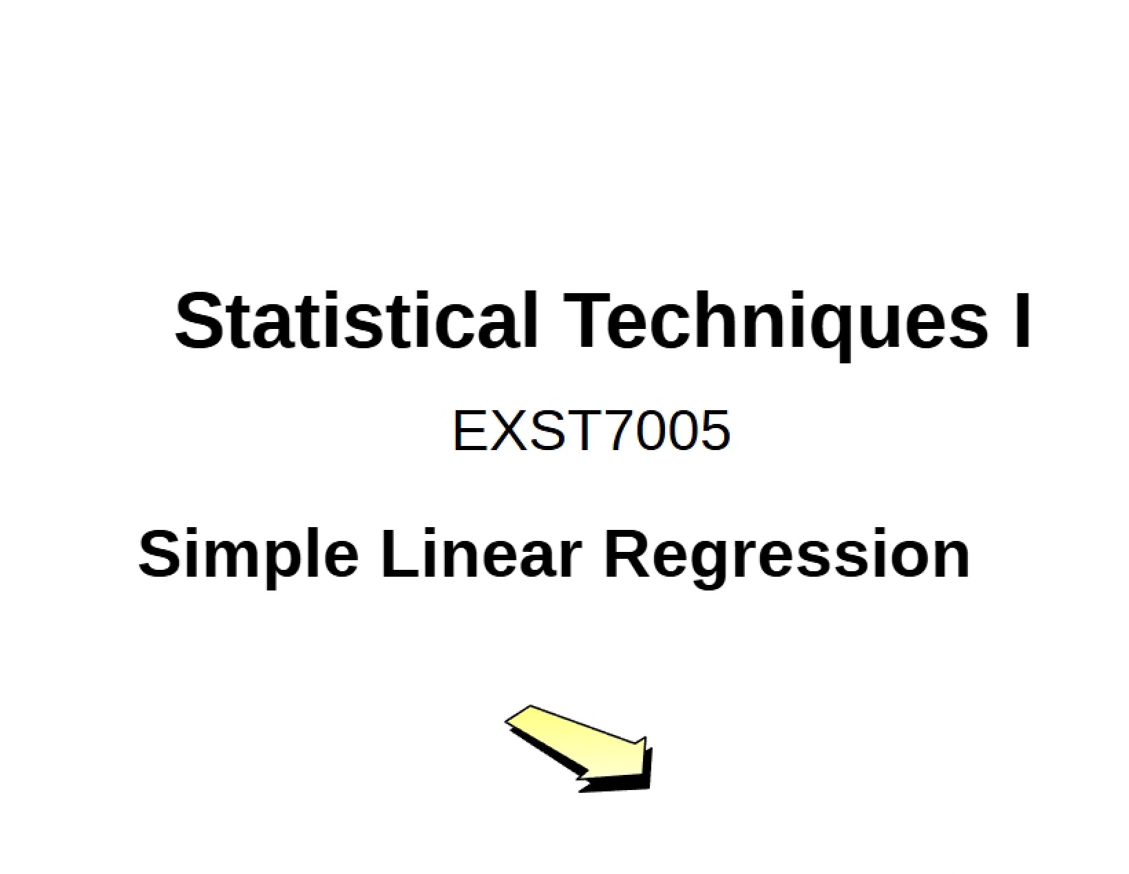 Regression Simple Linear