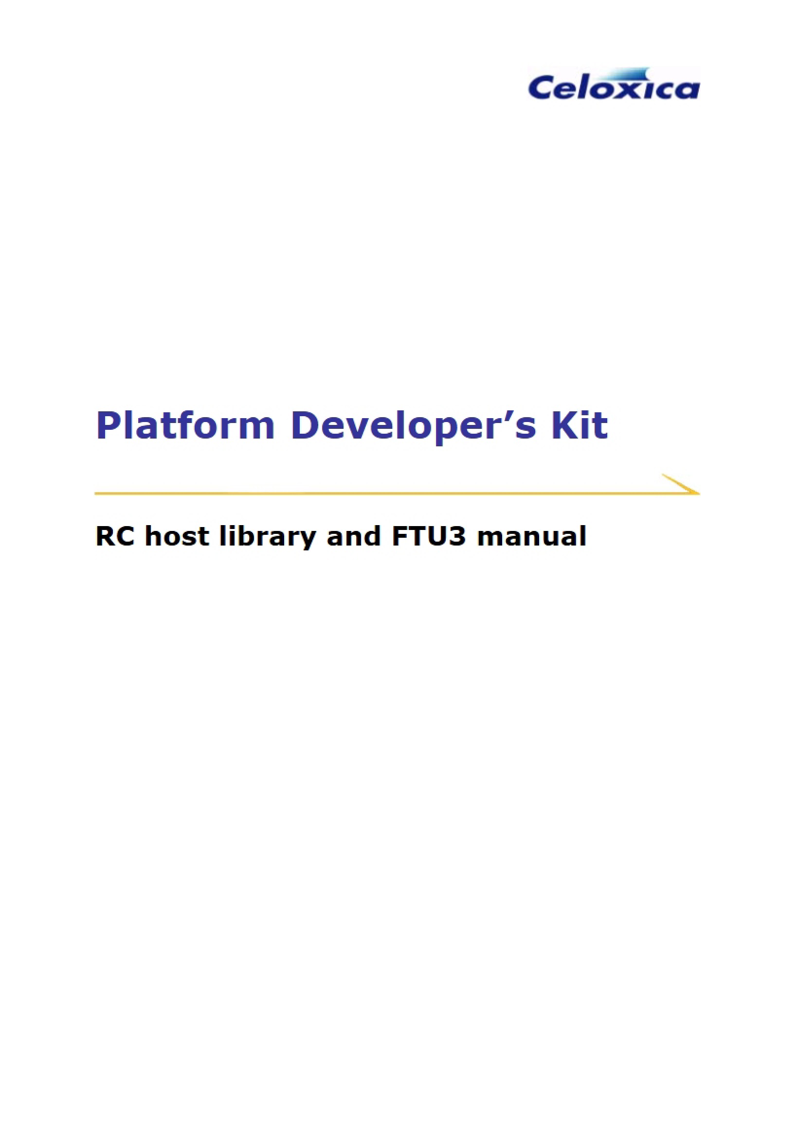 Kit for Platform Developers