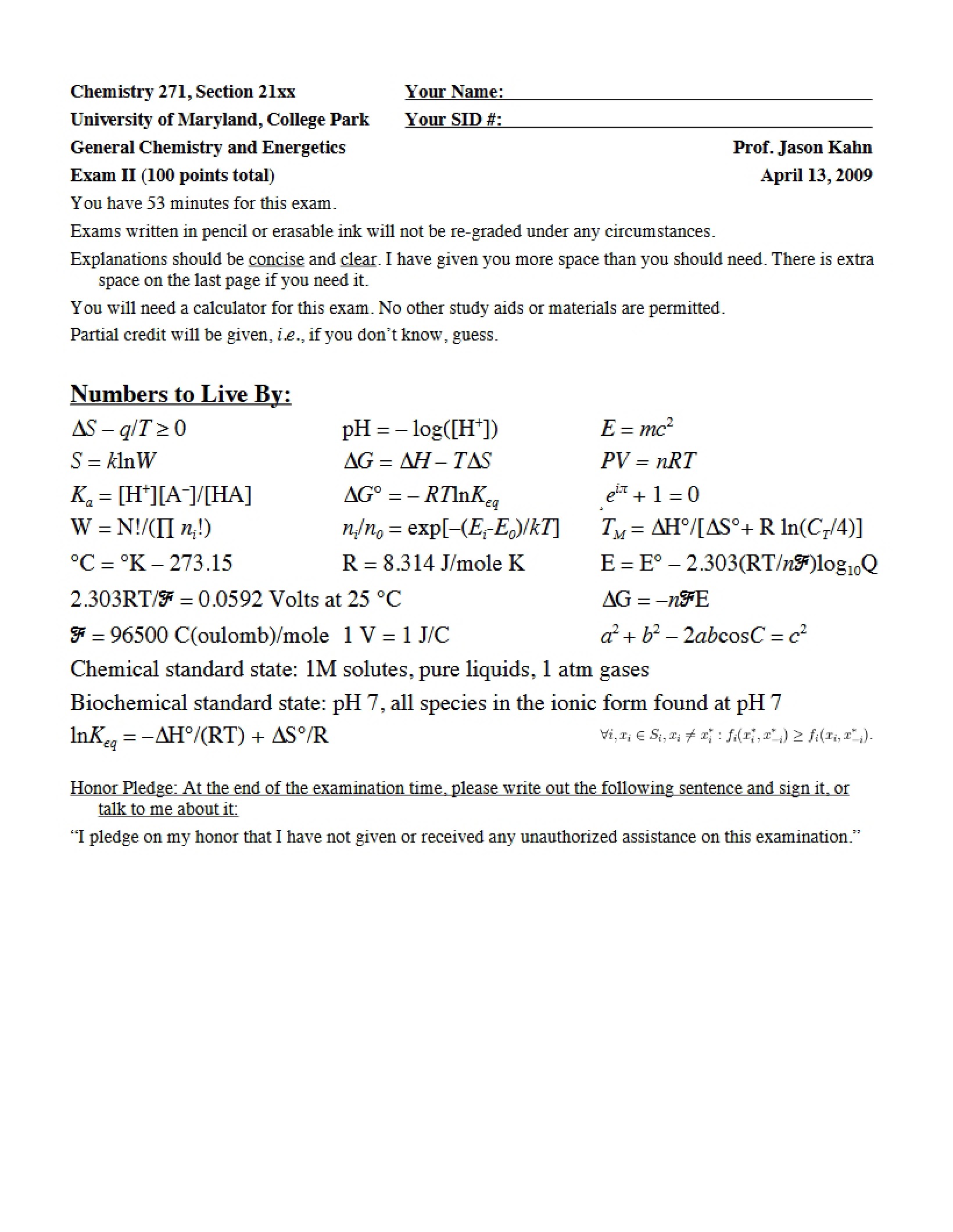 Final Examination