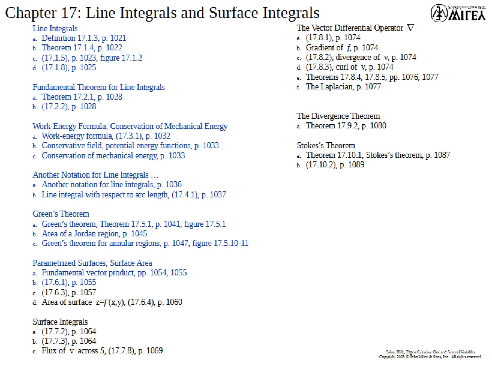Chapter 17 Multivariate Calculus