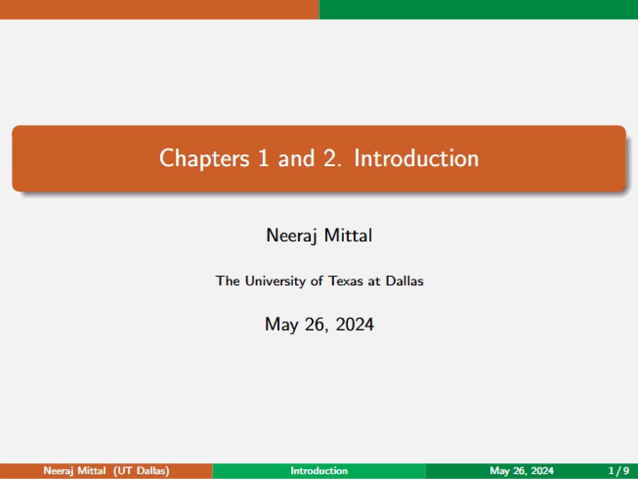 Intro to Operating Systems Chapters 1 and 2