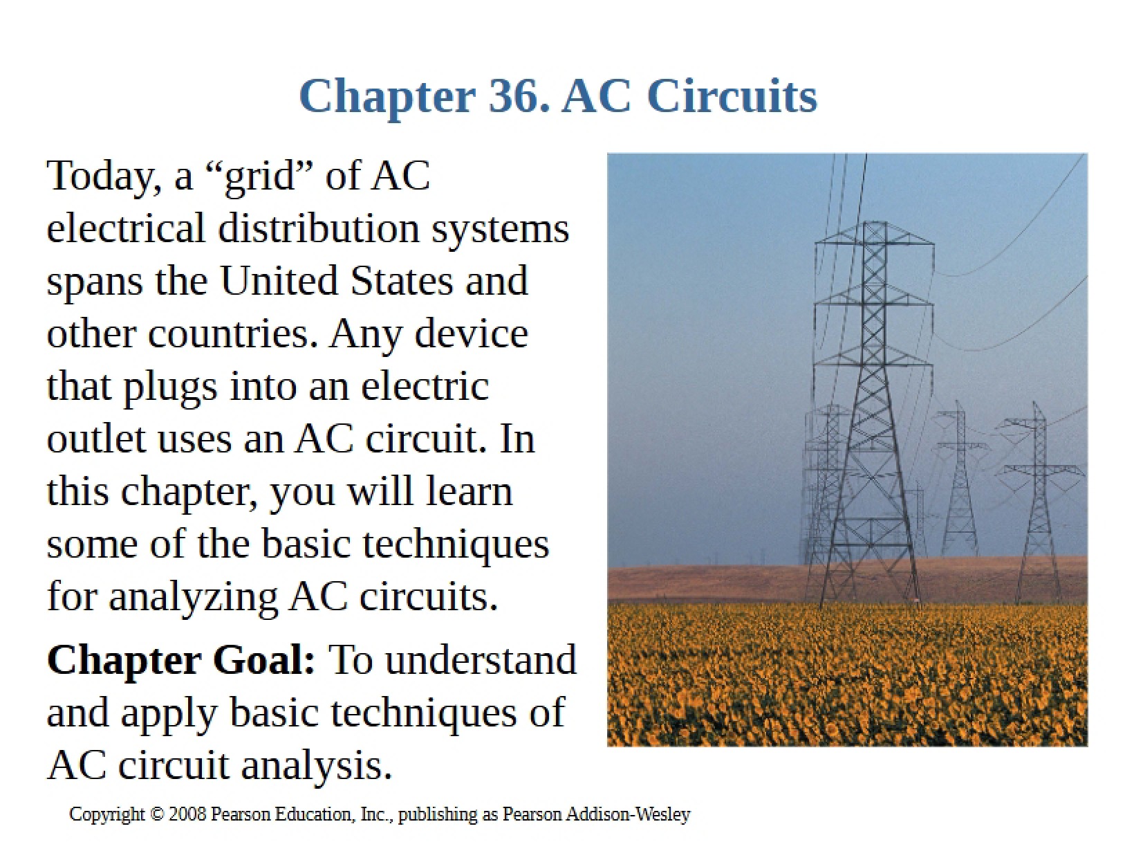 Circuits of Alternating Current
