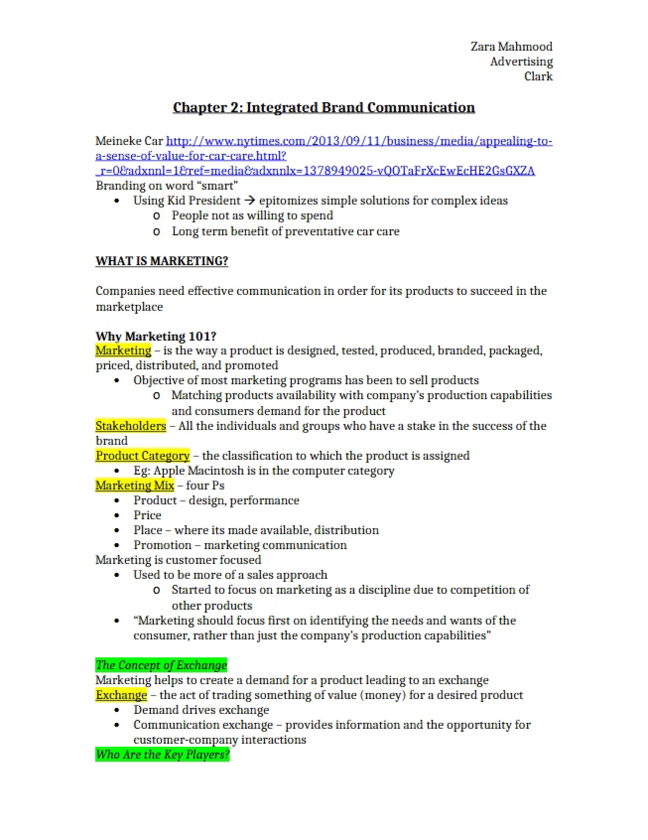 Chapter Two Integrated Brand Communication Strategies