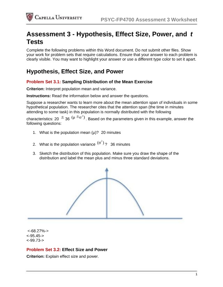 Hypothesis Effect Size Power and t Tests Understanding Guide