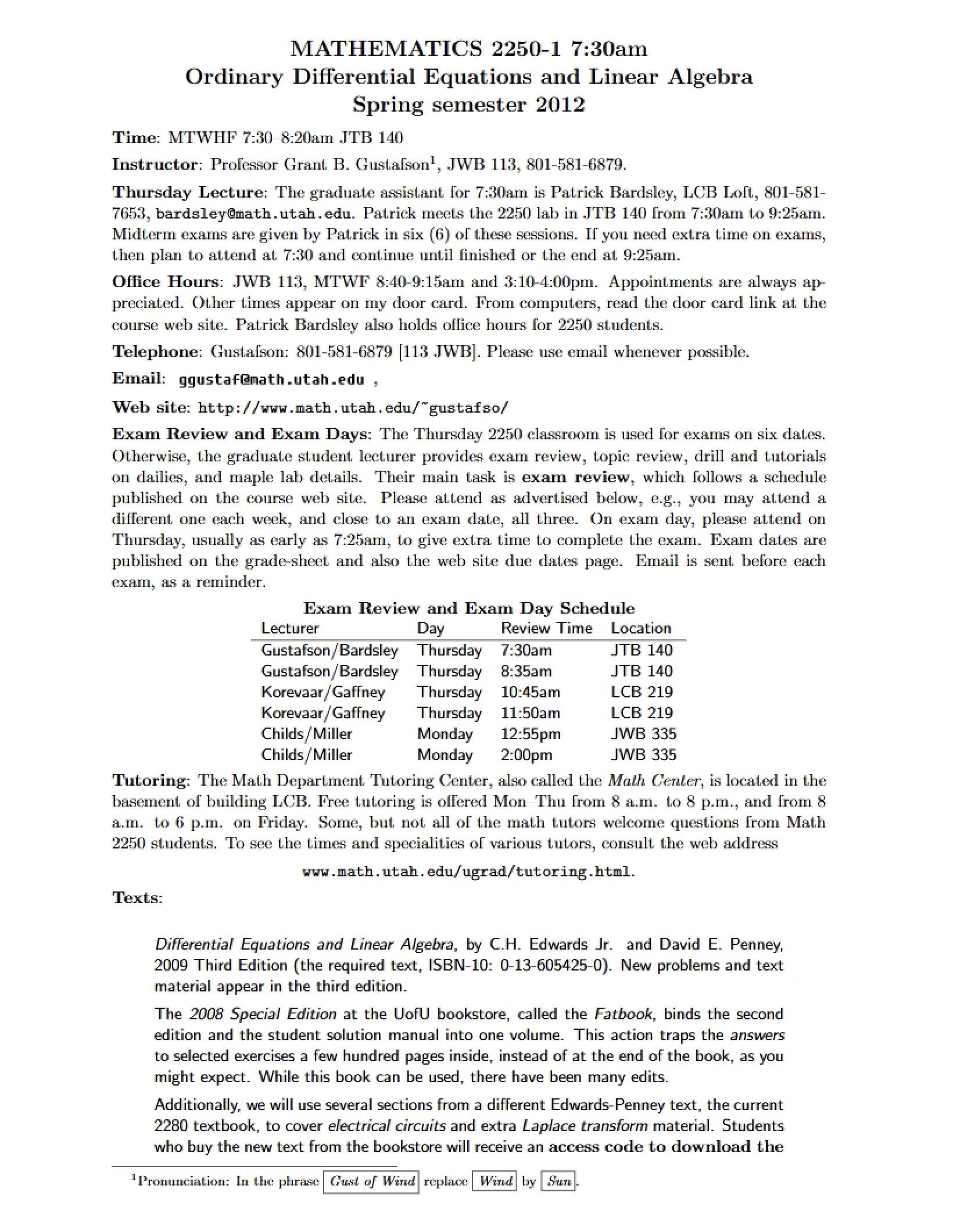 Curriculum Overview