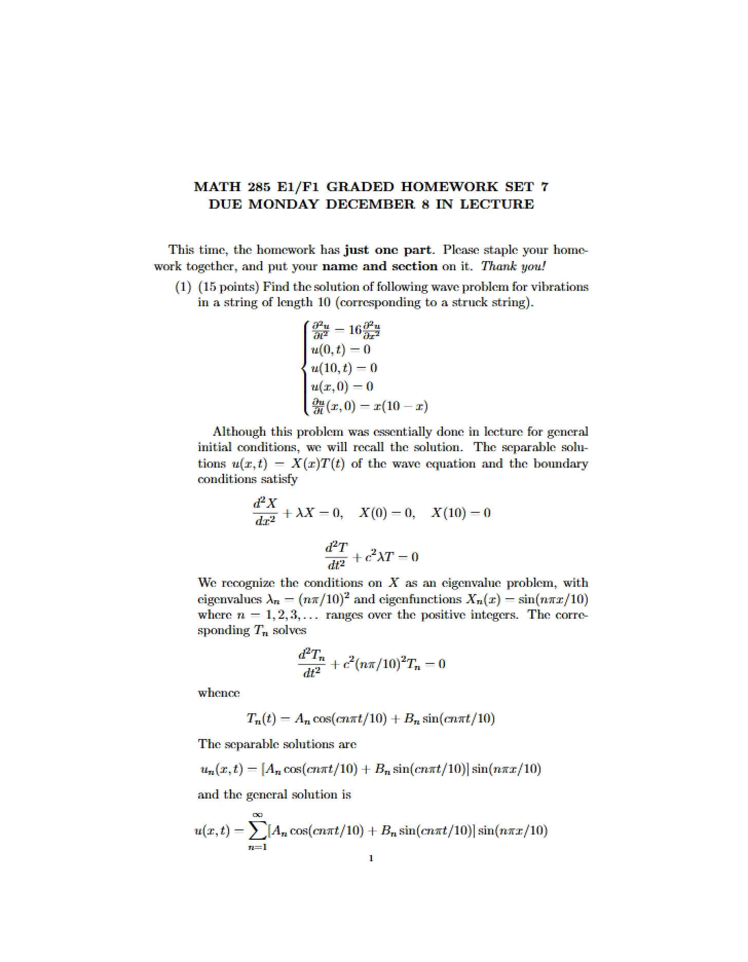 Key for Assignment 7