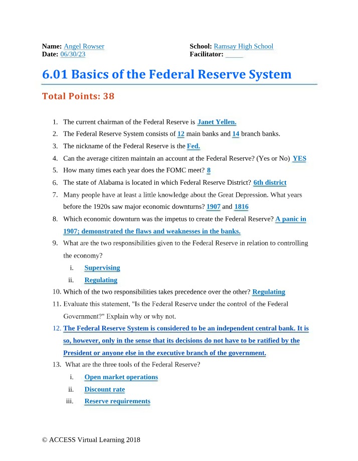 Federal Reserve System Basics