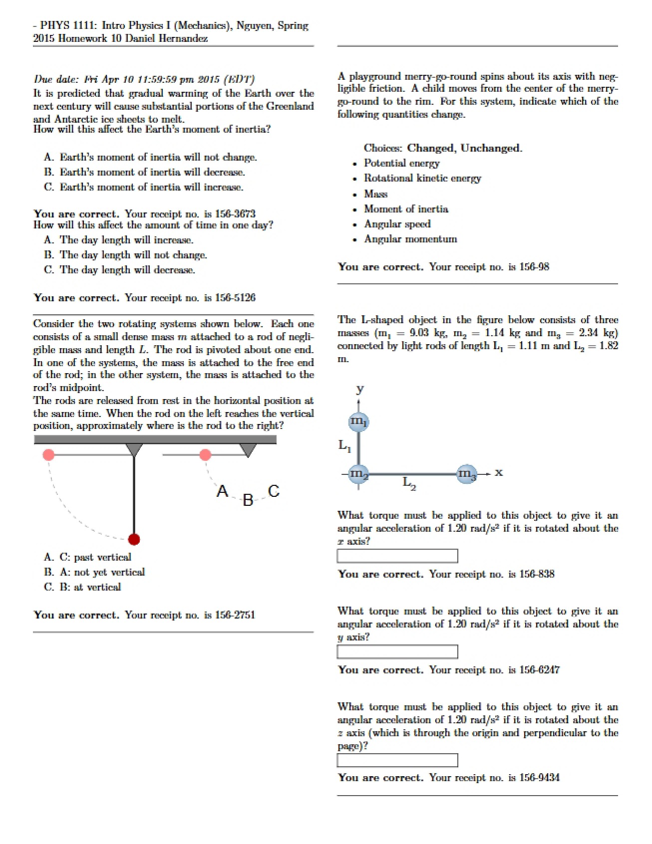 Homework Assignment Ten