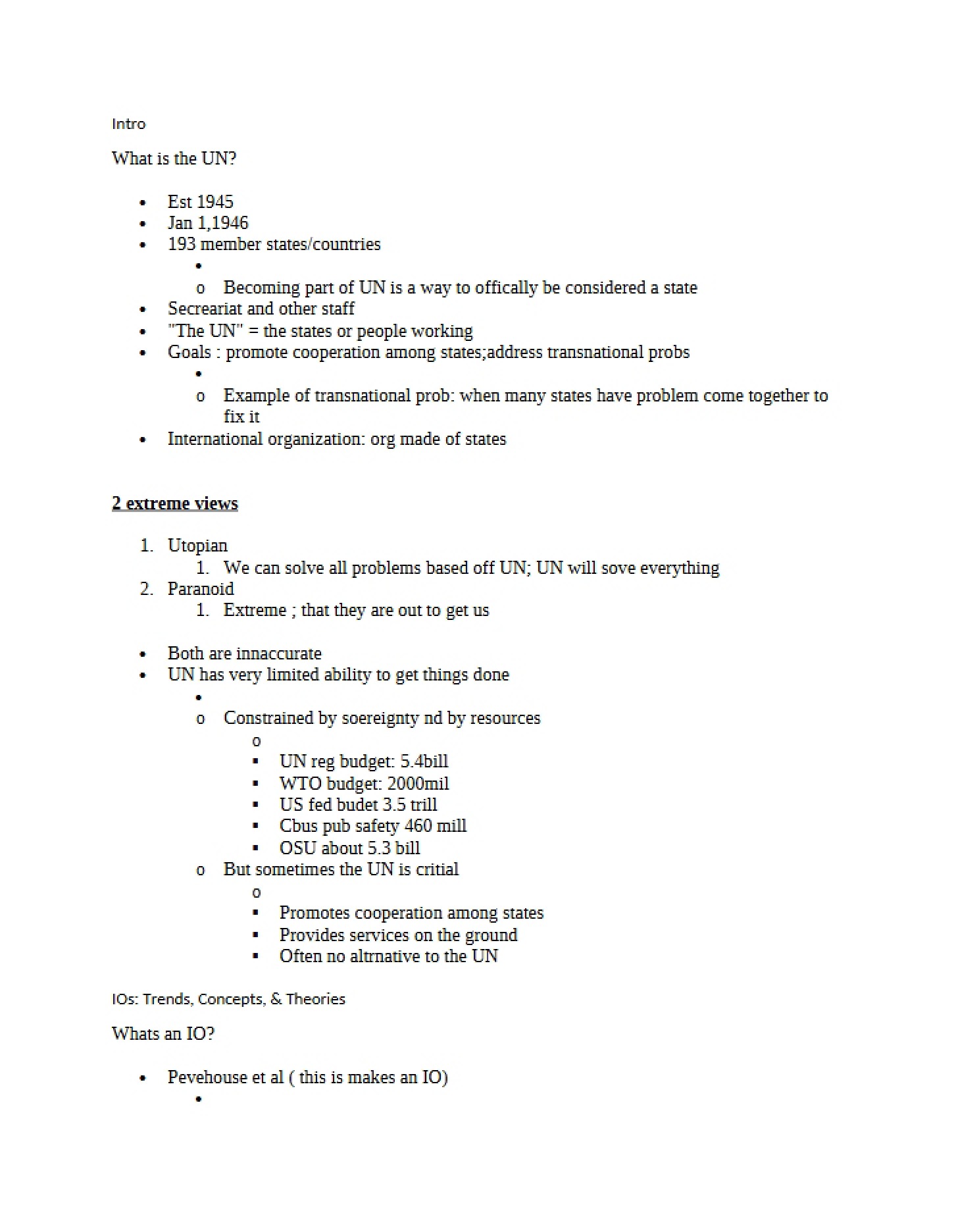 Lecture Notes - POLITSC 4331