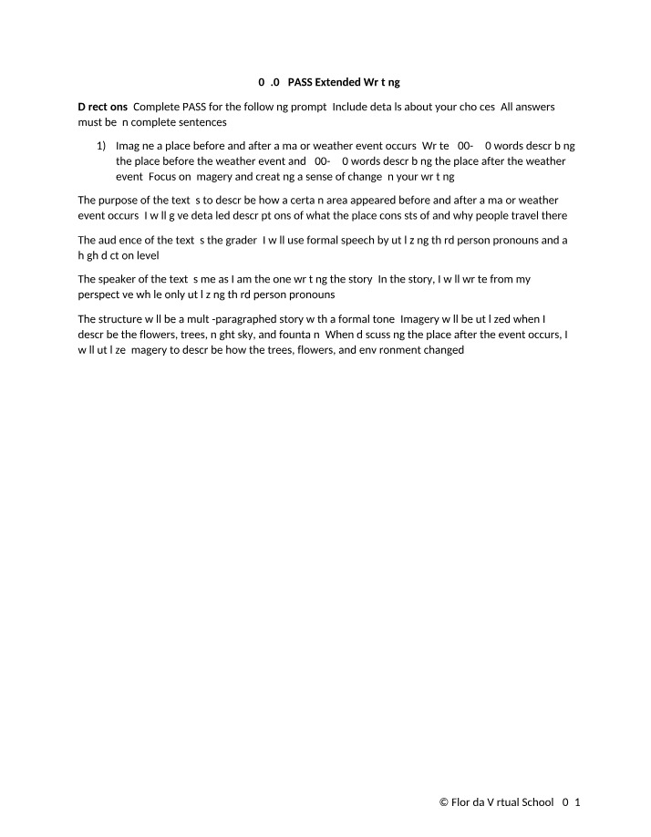 07.02 Extended Writing - PASS