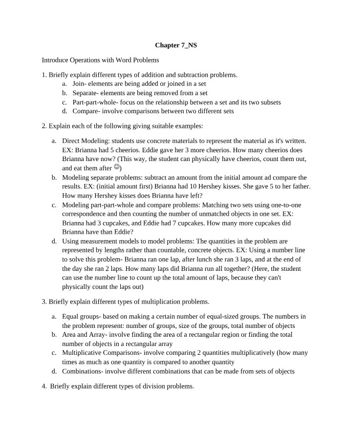 Word Problems in Mathematics - Addition and Subtraction
