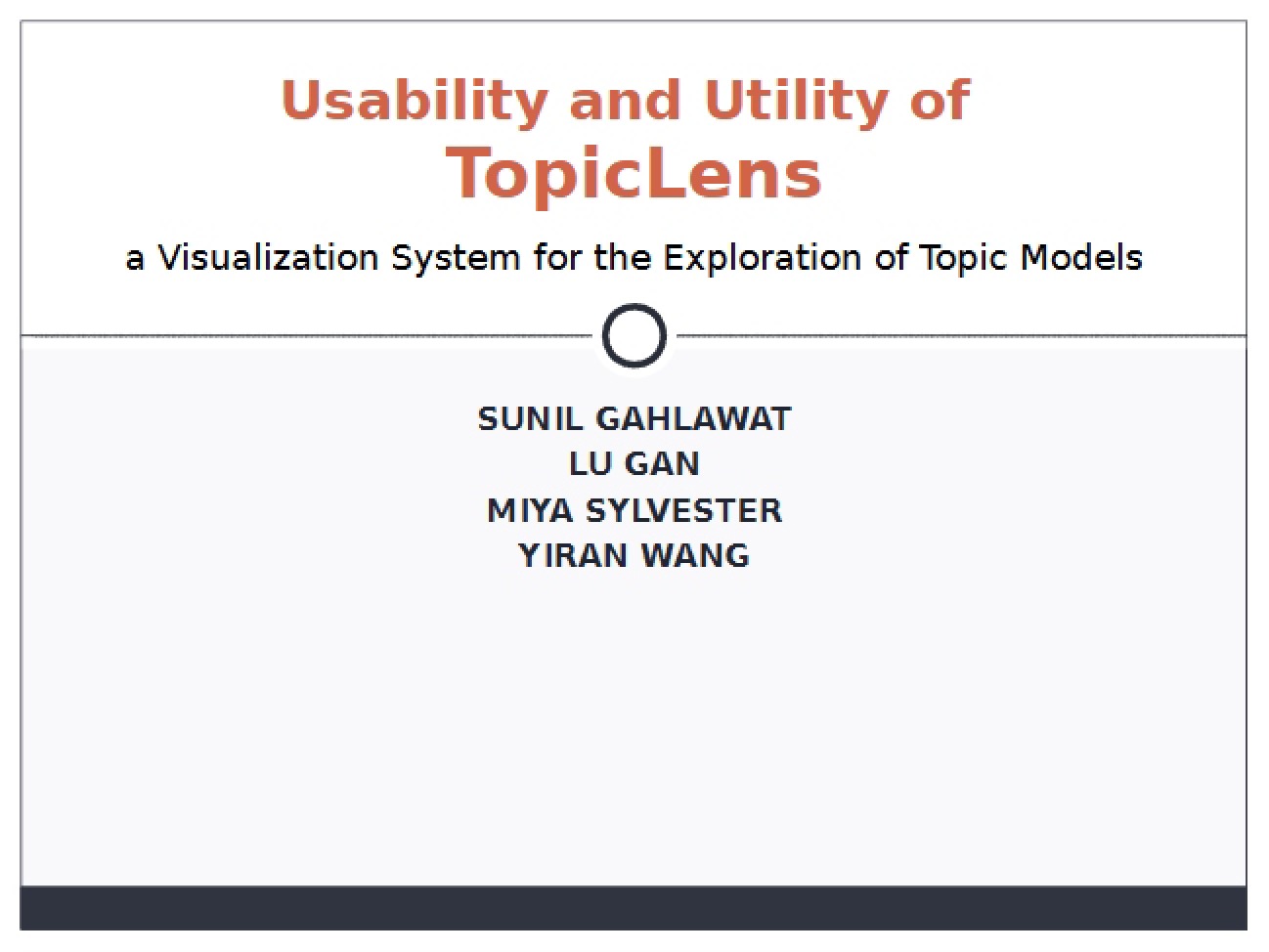 TopicLens Utility and Usability