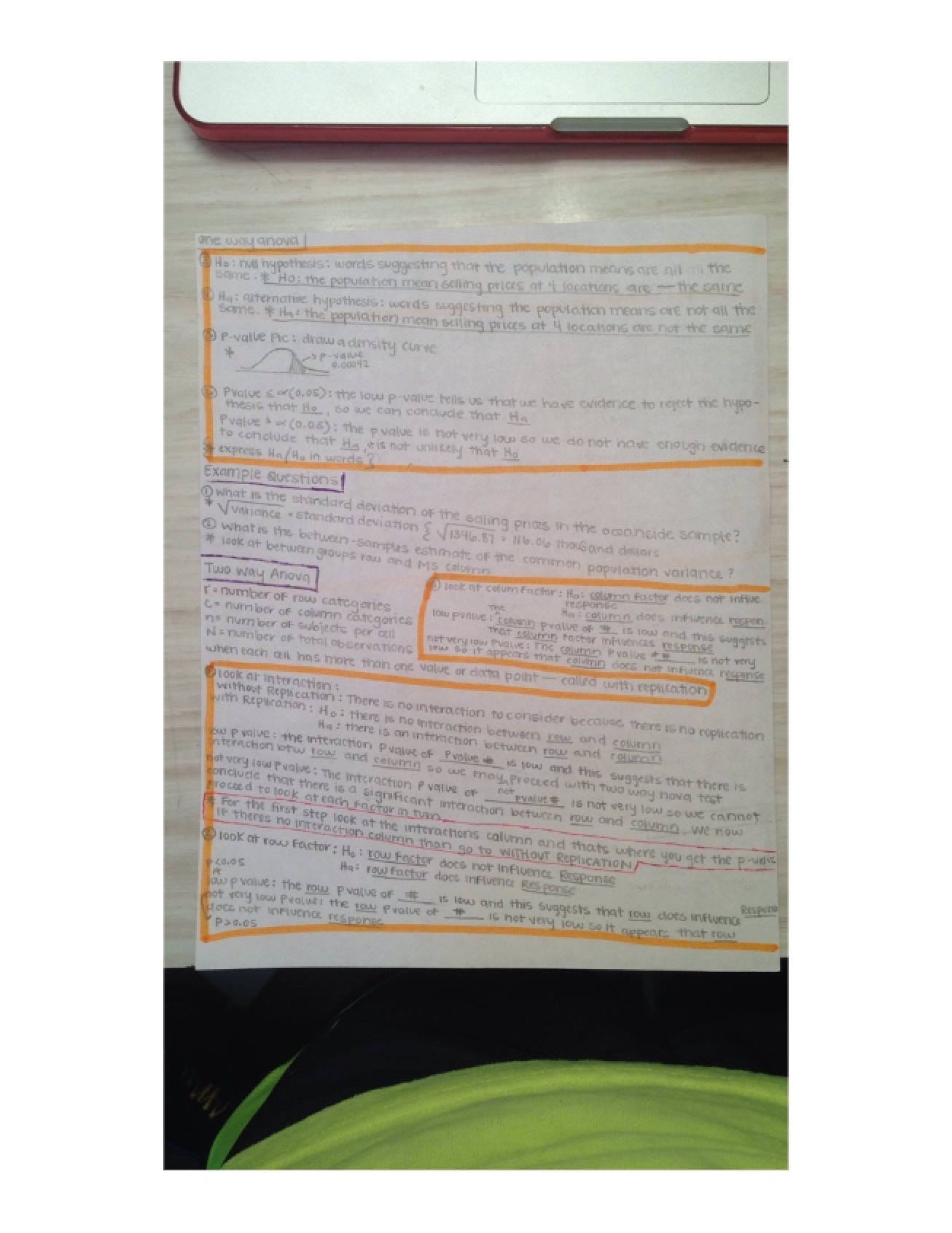 Notes for Applied Stats