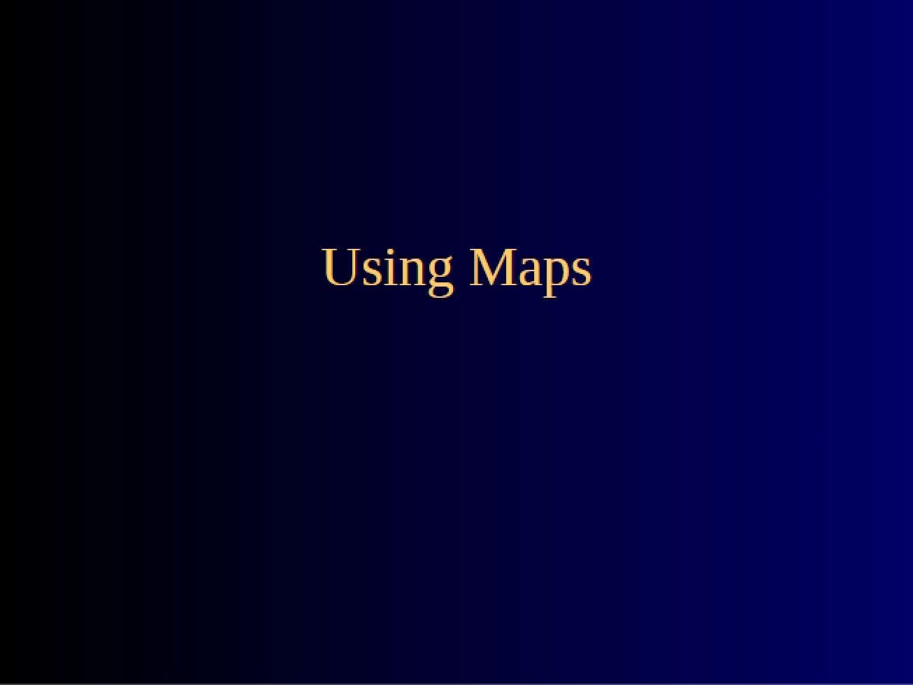 Map Data Structures