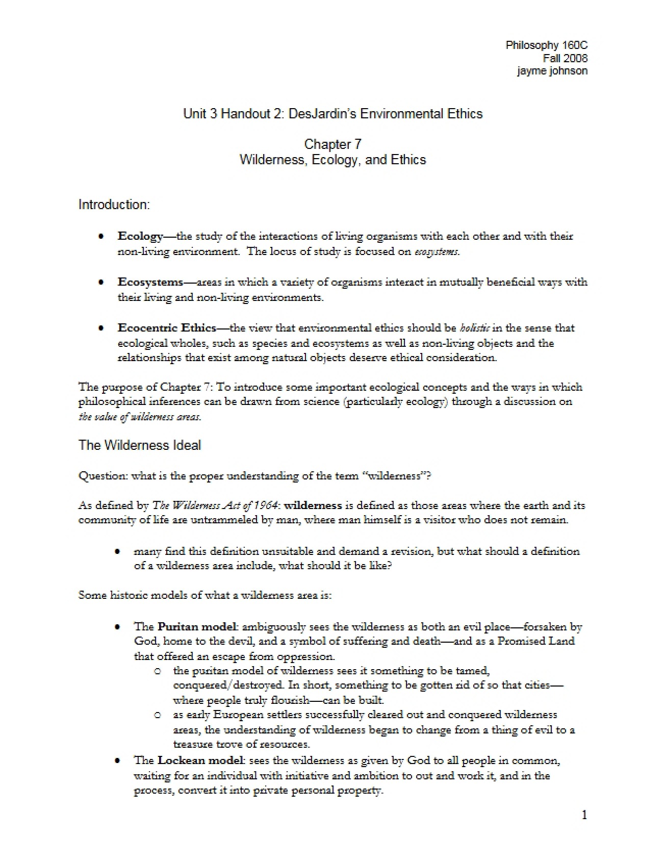 Handout (PHIL 160C)