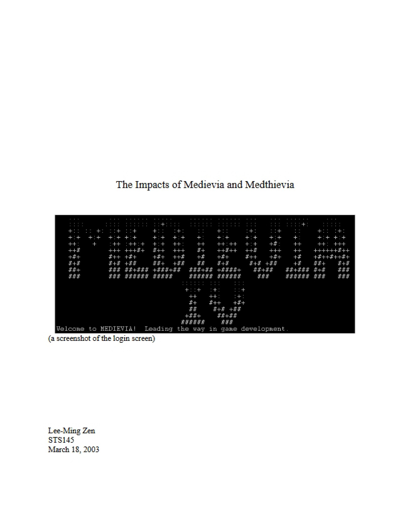 Advanced Study Materials for Computer Game Design