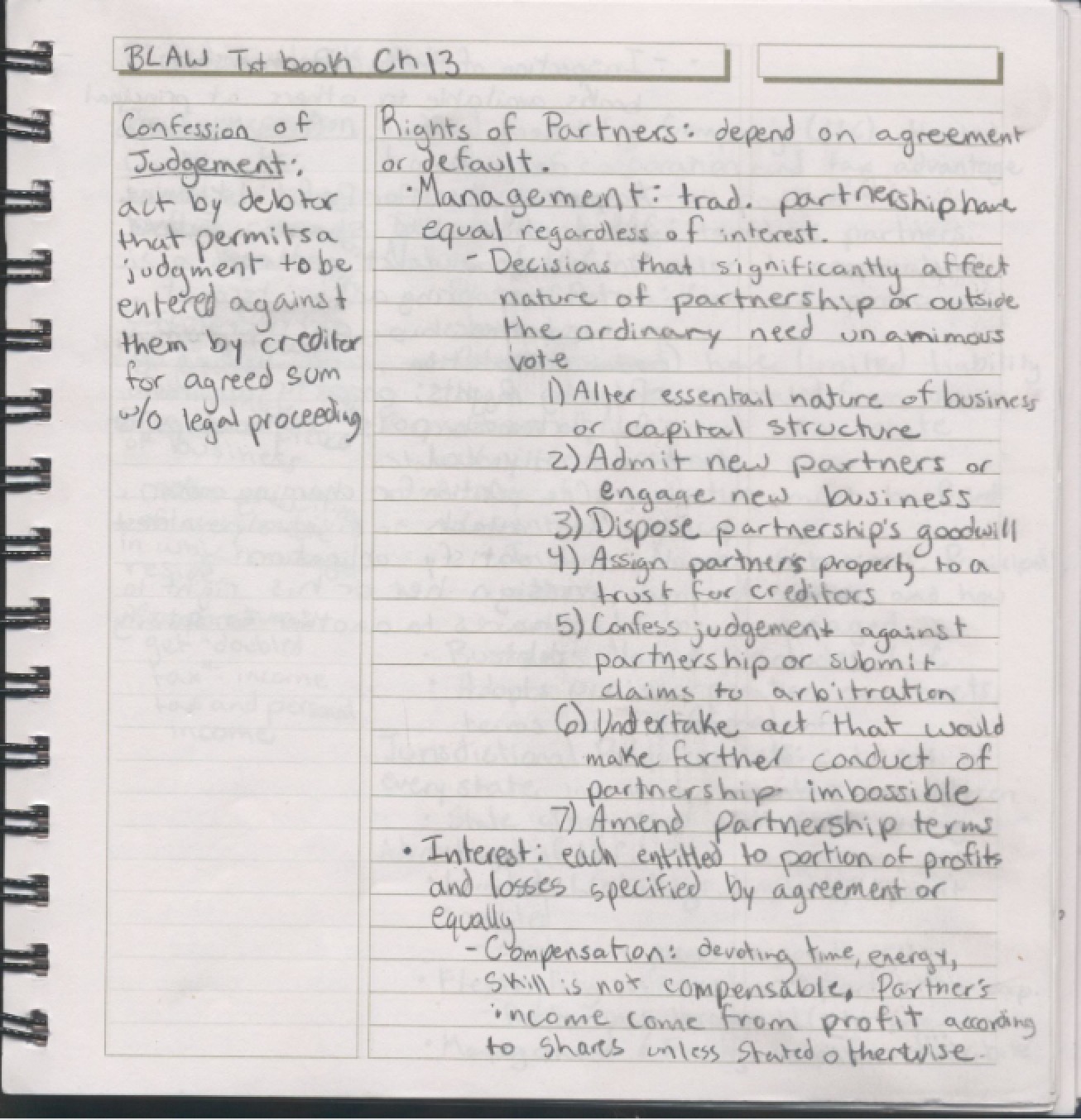 Notes on The Legal Environment of Business