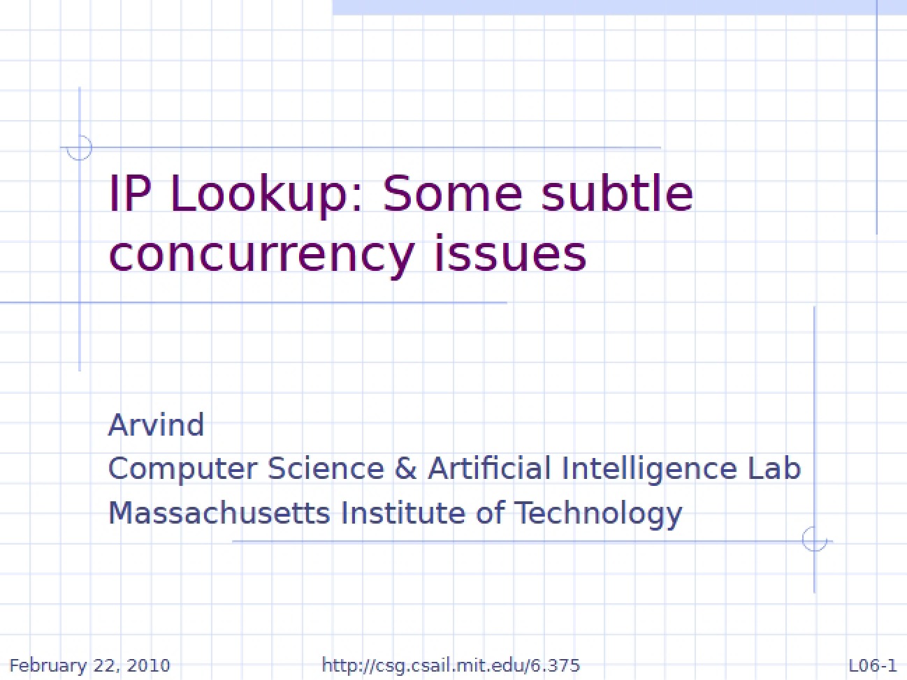 Class Notes: Complex Digital Systems