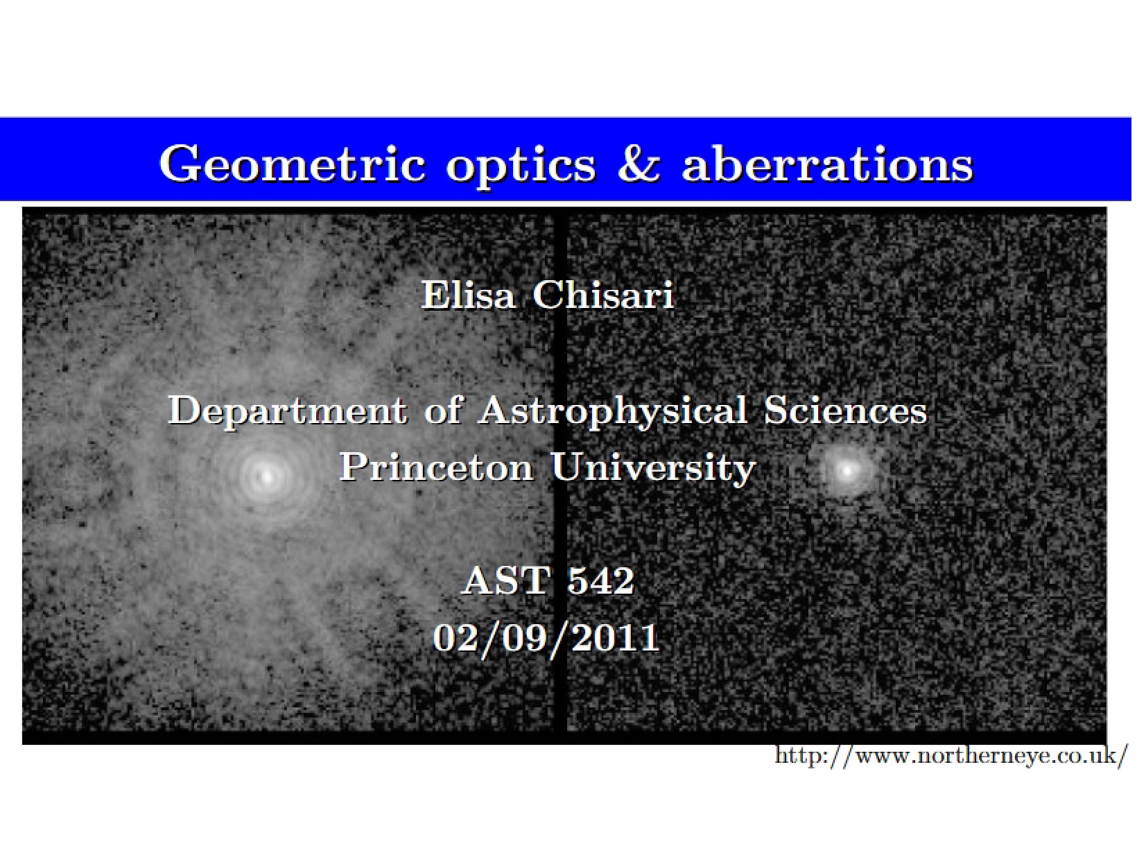 Aberrations and Geometric Optics