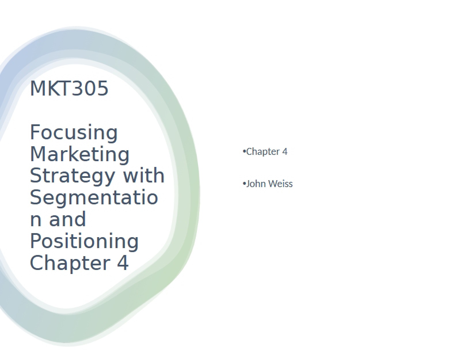 Marketing Fourth Chapter