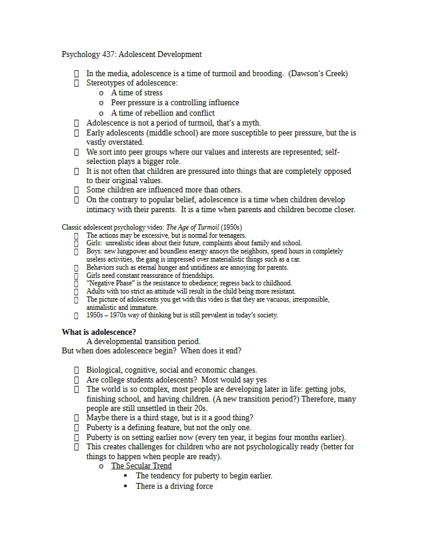 Introduction to Psychology (Parts 1-2)