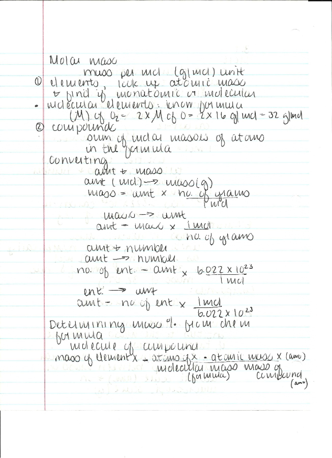 Lecture Notes on Chemistry