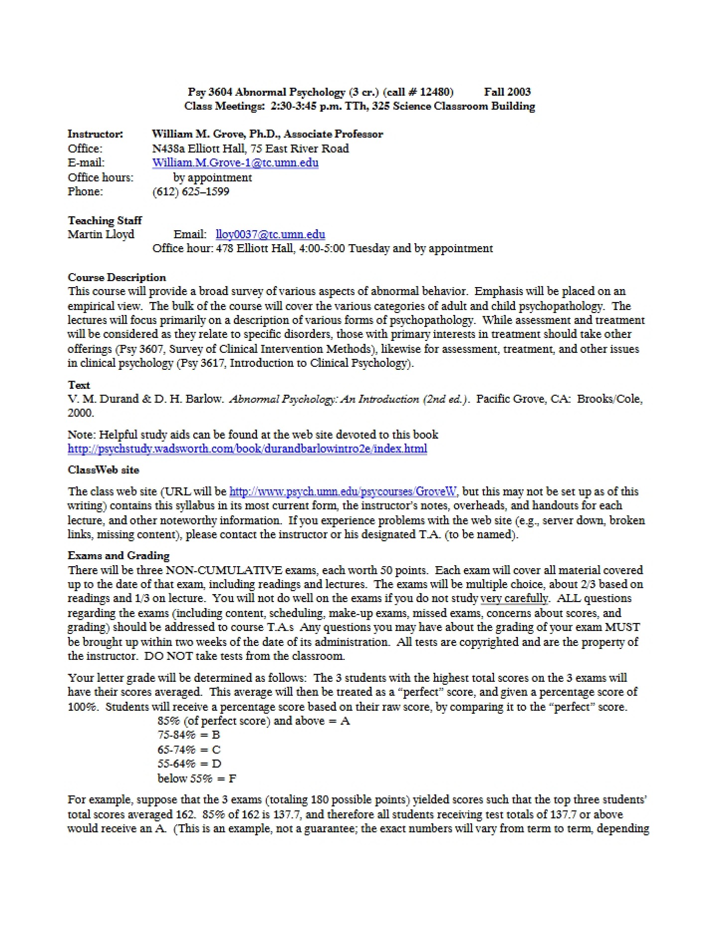 Syllabus PSY 3604