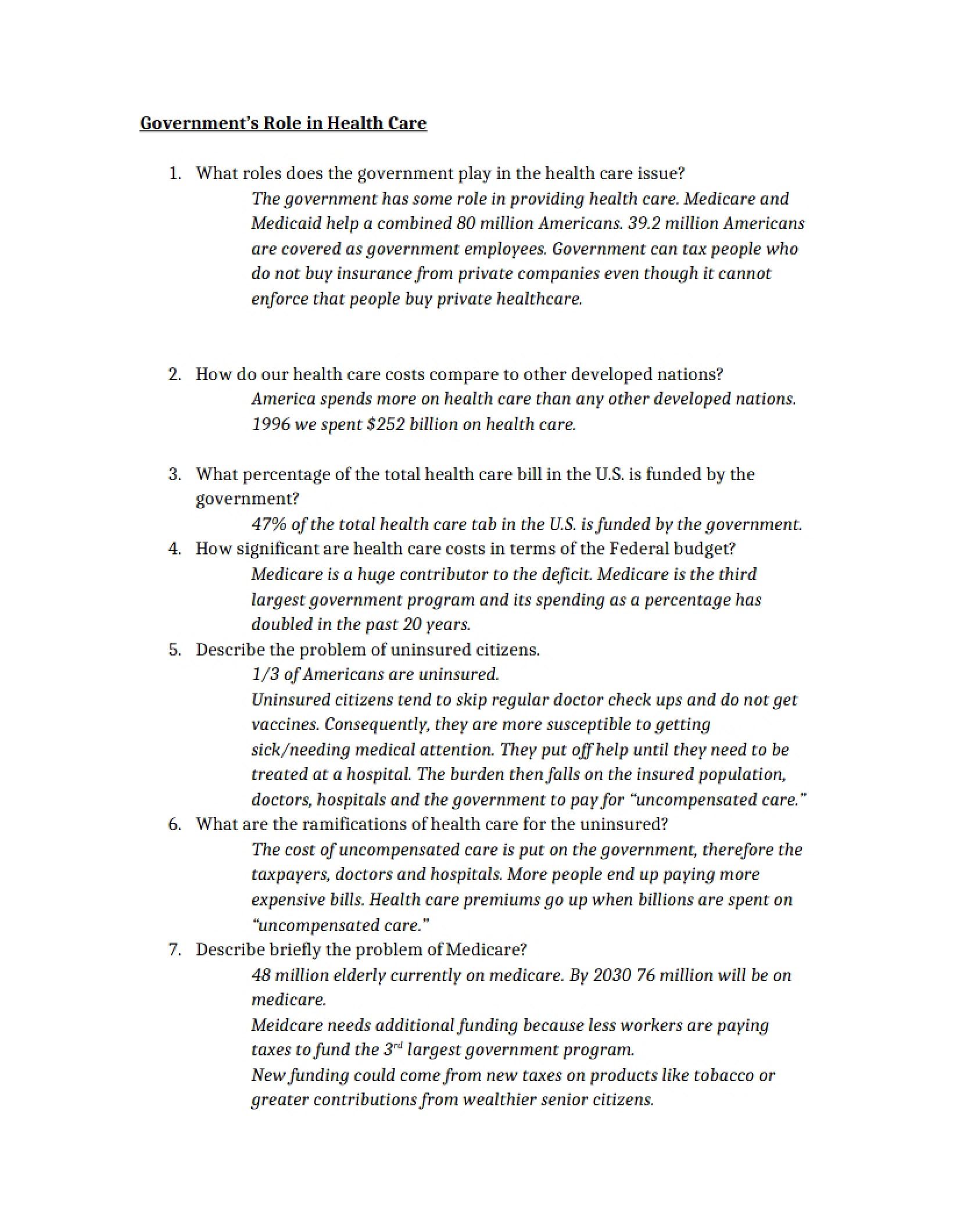 Class Notes for Discourse
