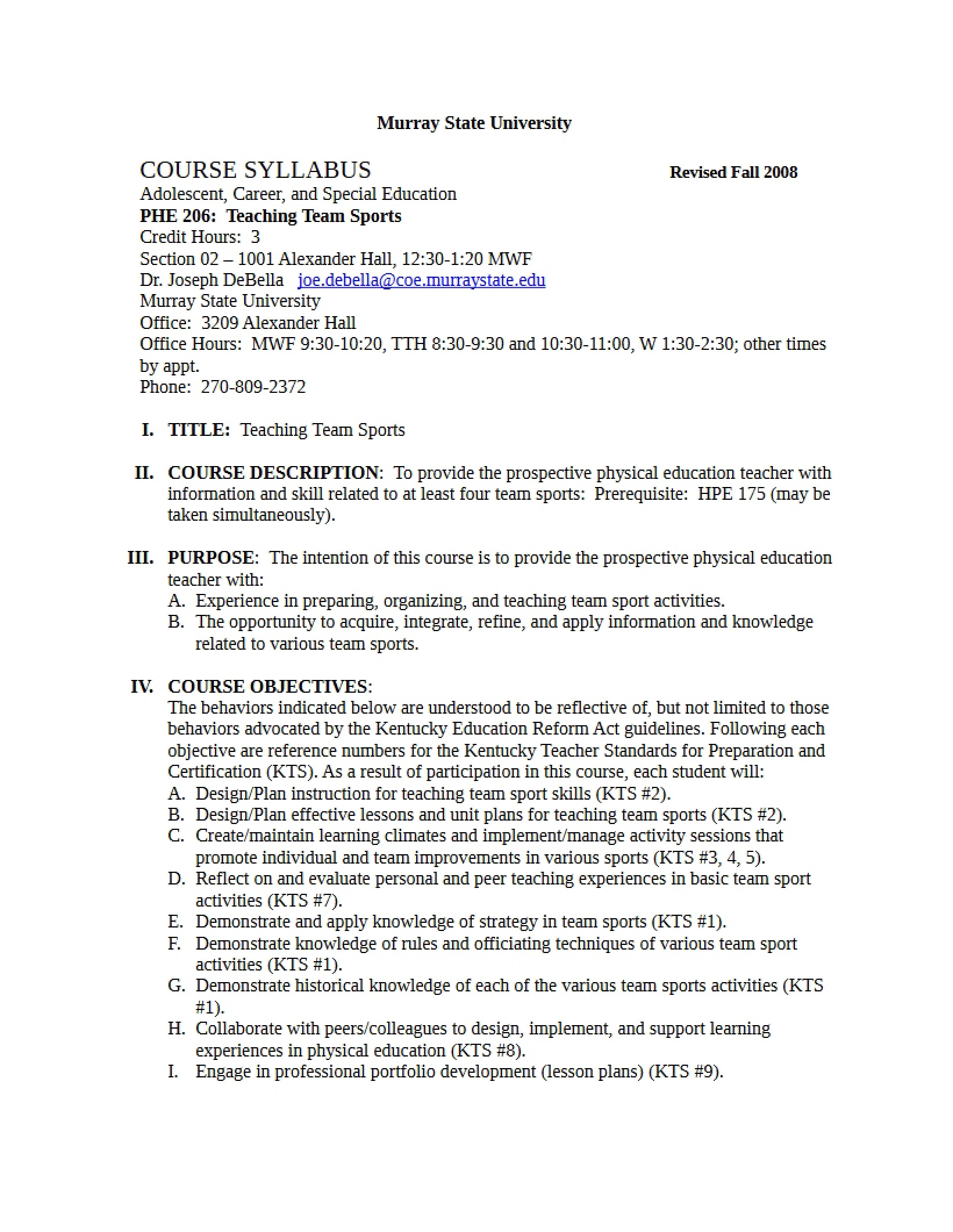 Syllabus