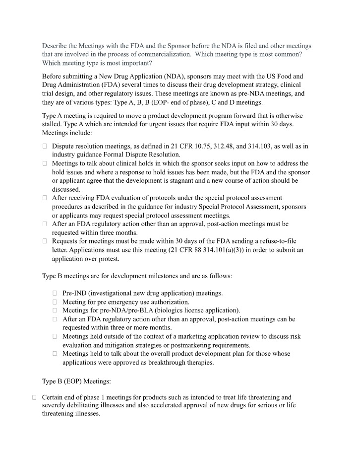 Regulatory Affairs - Discussion 4