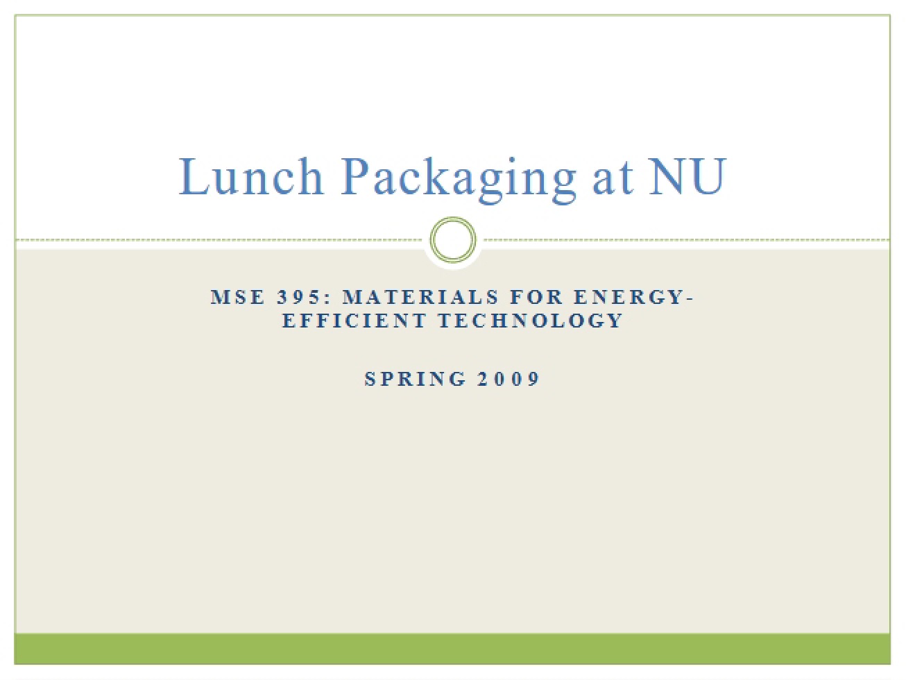 NU Blaszczak Lunch Packaging