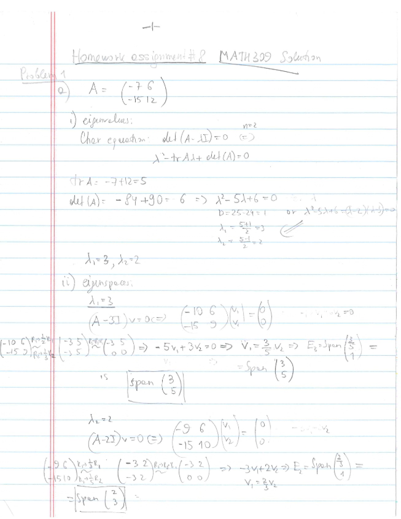 Homework 8 Solutions